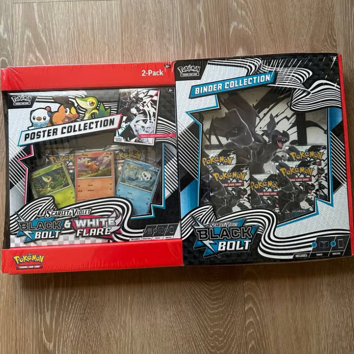 Pokemon White Flare & Black Bolt Binder + Poster Collection