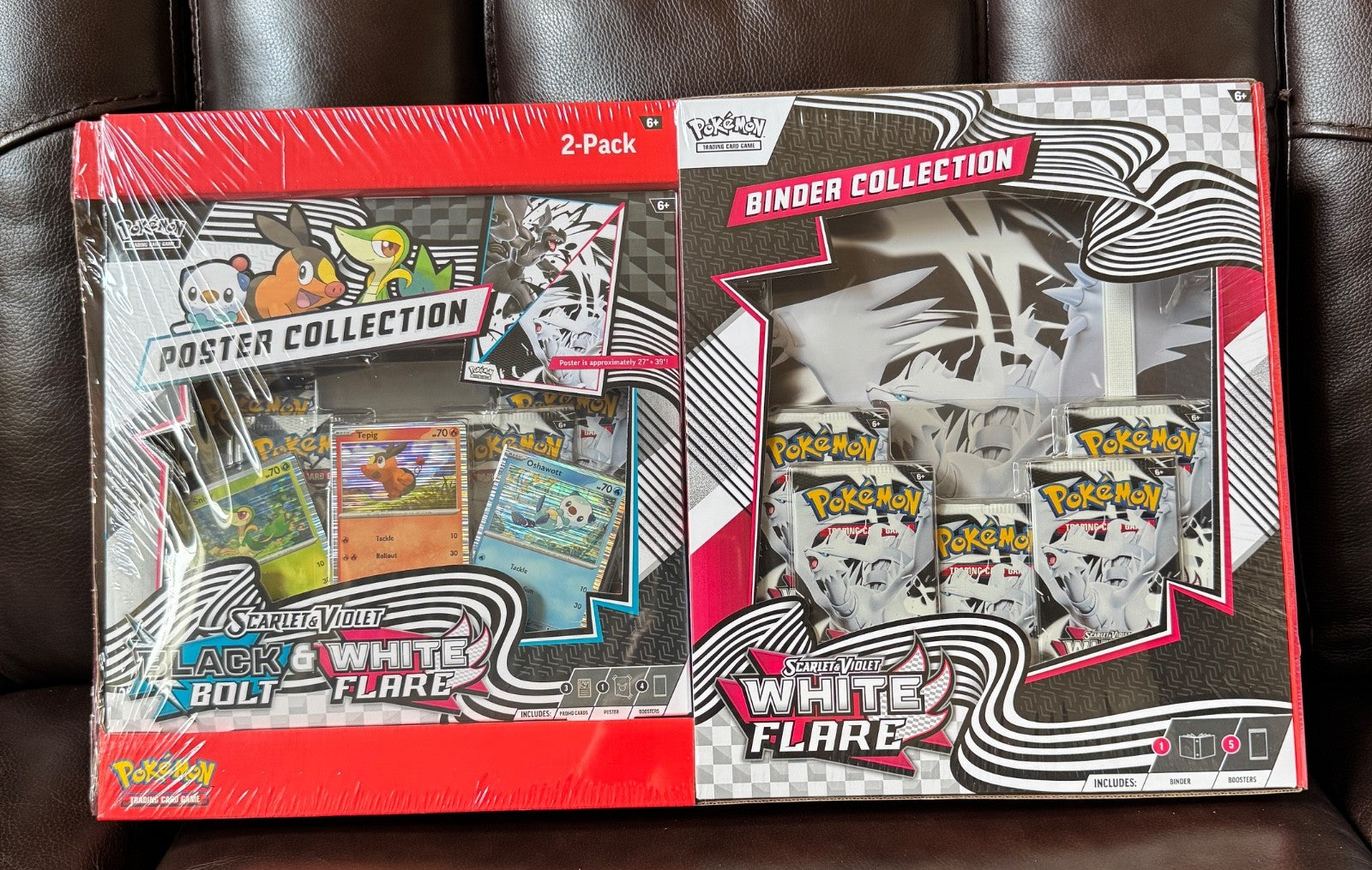 Pokemon White Flare & Black Bolt Binder + Poster Collection